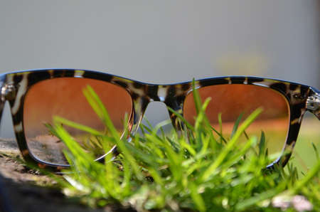 Sunglasses in retro styleの写真素材