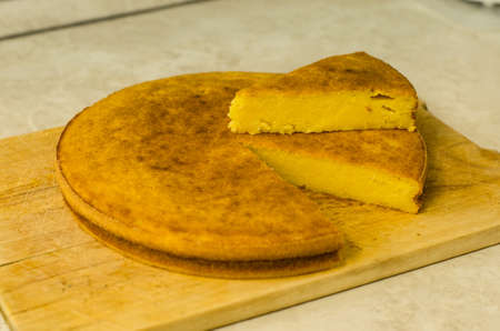 piece of hot pumpkin pieの写真素材