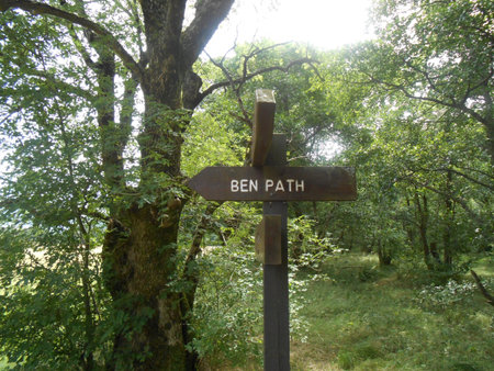 Ben path - direction top of the Ben Nevis - Scotlandの写真素材
