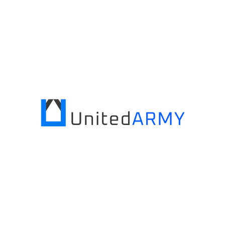 monogram letter u logo designのイラスト素材