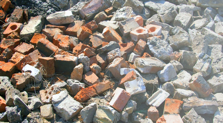 Construction wasteの写真素材