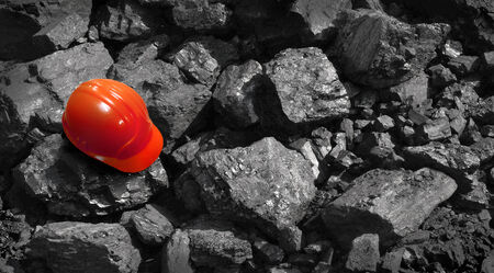 Coal production in mines and quarries.の写真素材