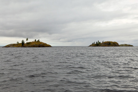 Uninhabited Islands in the Gulf of Finland.の写真素材
