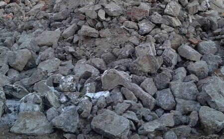 The texture of the destruction after the earthquake.の写真素材