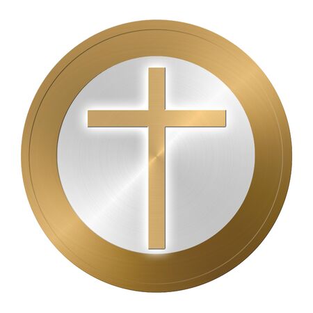 the christian crossの写真素材