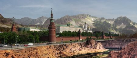 Russia in the future.の写真素材