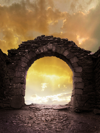 stone archの写真素材