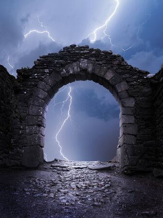 stone archの写真素材