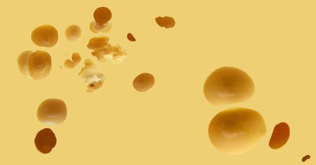 Texture of the cheese.の写真素材