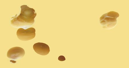 Background of fresh yellow cheese.の写真素材
