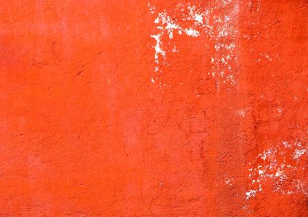 Texture red colored plaster.の写真素材