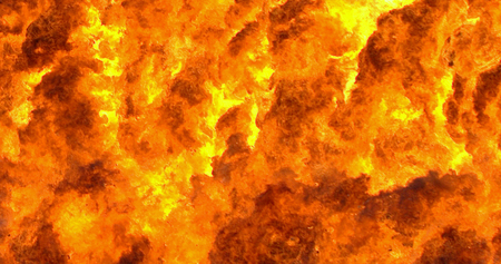 The texture of the fire from the explosionの写真素材