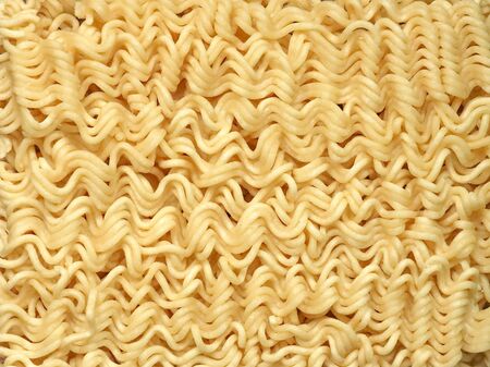 Background image of instant noodles, convenience food.の写真素材