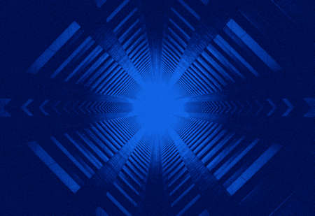 Abstract blue background with graphic curly elements.の写真素材