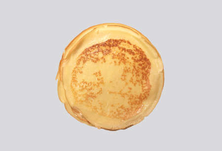 Freshly baked pancakes in butter, Russian cuisine.の写真素材
