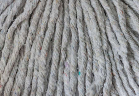 The texture of the ropes from recycled waste and material.の写真素材