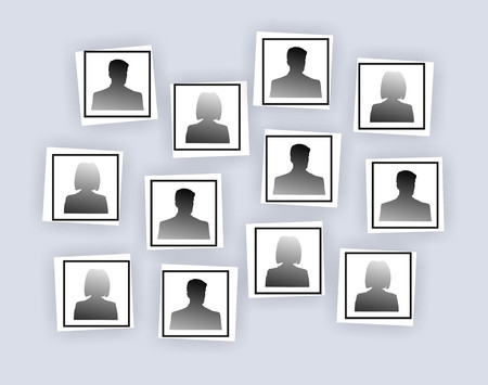 abstract illustration for a hierarchy at work or elsewhereの写真素材