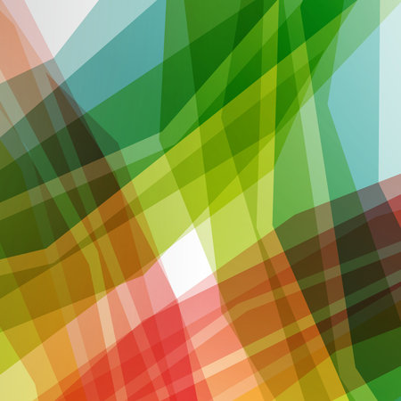 decorative color element with abstract winding forms