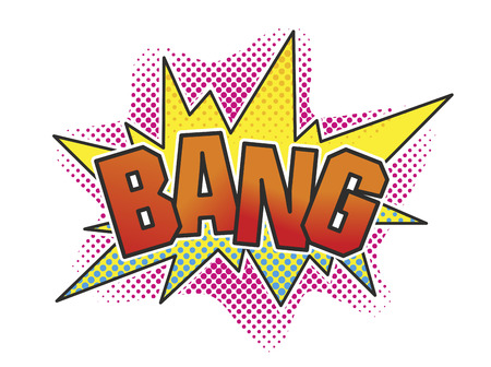 abstract eye-catcher with bold letters for decorationの写真素材