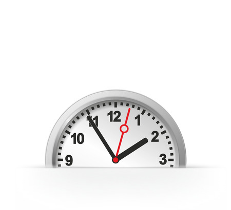 section of a clock as decorative templateの写真素材