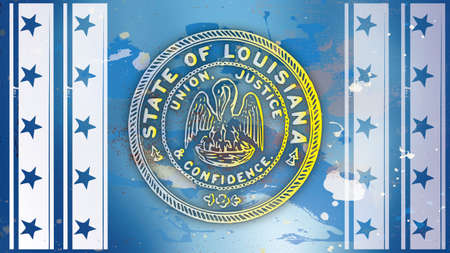History of American Patriotic Symbols Louisianaの写真素材