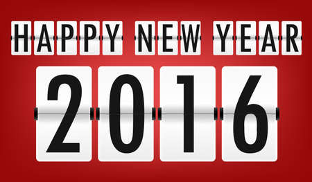 Happy New Year 2016, illustrationのイラスト素材