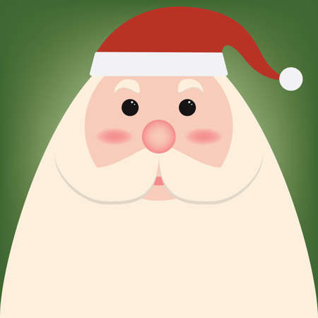 Christmas,Santa claus Greeting Card, vector illustrationのイラスト素材