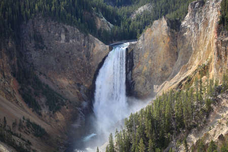 Yellowstone National Park - Upper Fallsの写真素材