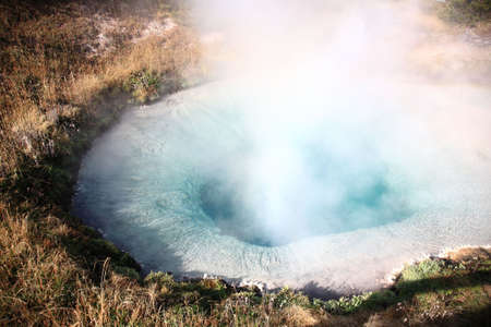 Yellowstone National Park - Hot Springの写真素材