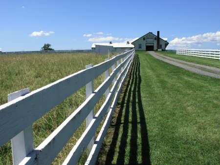 Pennsylvania Field and Farm Houseの写真素材