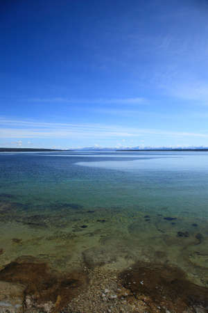 Yellowstone Park - West Thumb Geyser Basinの写真素材