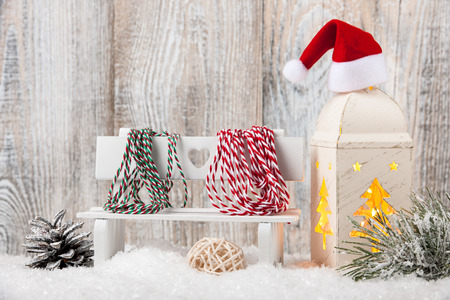 Christmas and New Year backgroundの写真素材