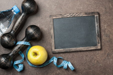 Fitness, healthy lifestyle backgroundの写真素材