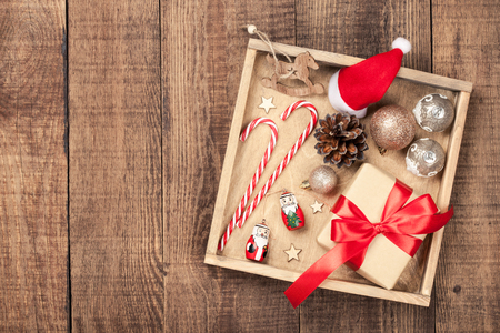 Christmas decoration backgroundの写真素材