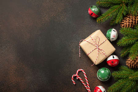 Christmas decoration backgroundの写真素材