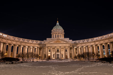Kazan Cathedral St. Petersburgの写真素材