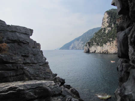 Ligurian sea viewの写真素材