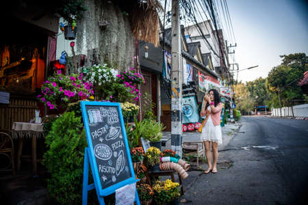 Scenery in Chiang Mai, Thailandのeditorial素材