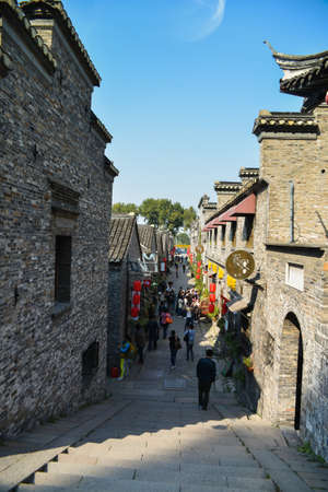  shop lot taken in Zhenjiang, Jiangsu Chinaのeditorial素材