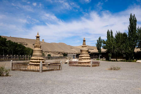 Mogao Grottoes of Chinaの写真素材