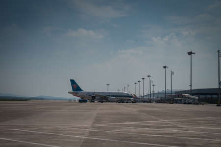 Xian airportのeditorial素材