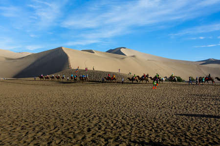 Mingsha Mountainの写真素材