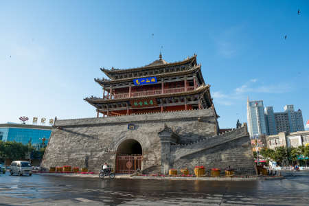 Zhangye towerのeditorial素材