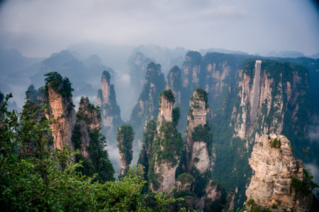 Zhangjiajie sceneryのeditorial素材