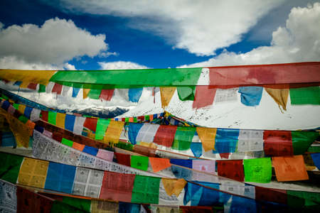 prayer flagsの写真素材