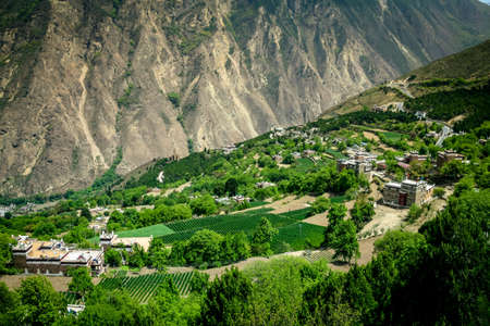 Tibetan dwellingsの写真素材