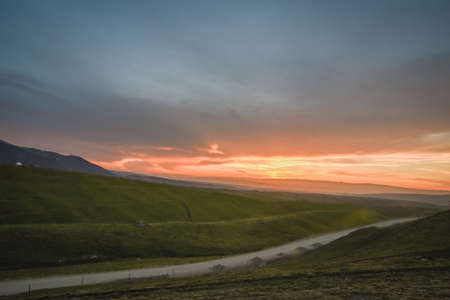 Xinjiang meadow scenery landscape viewの写真素材