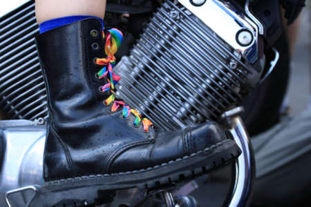 lesbian bikeの写真素材