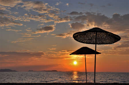 sunsetの写真素材