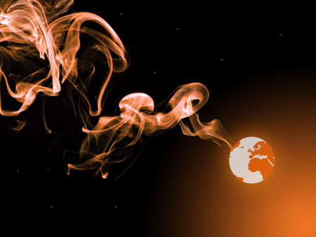 global warming concept の写真素材